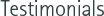 Testimonials